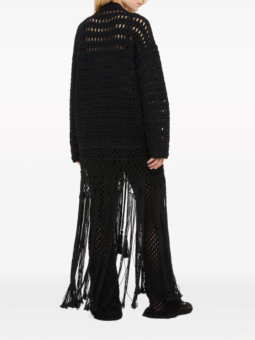 Affordable fringed Alanui cardigan Letter Love India To Women 0716
